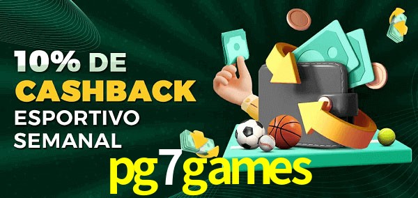 10% de bônus de cashback na pg7games